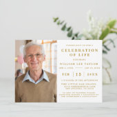 KLASSIEKE VIERING VAN HET LEVEN GEDENKDAG KAART (Staand voorkant)