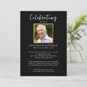 Klassieke viering van levensfoto's Aangepaste gedi Kaart (Staand voorkant)