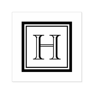 Klassieke Vierkante Monogram Stempel