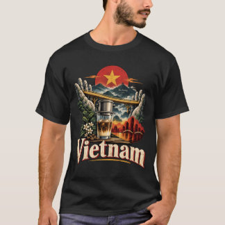 Klassieke Vietnamese Reis Kunst Landmark T-shirt