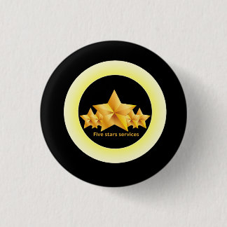 klassieke vijfsterrenservice ronde button 3,2 cm