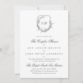 klassieke  vijgenmonogram - krest - stellen kaart (Voorkant)