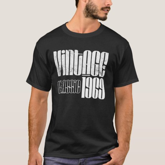Klassieke Vintage 1969 T-shirt (Voorkant)