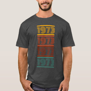 Klassieke Vintage 1973 retro T-shirt