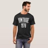 Klassieke Vintage 1978 T-shirt (Voorkant volledig)