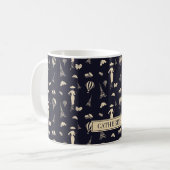 Klassieke Vintage 50's Mode koffie Mok (Voorkant links)