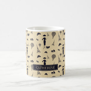 Klassieke Vintage 50's Mode koffie Mok