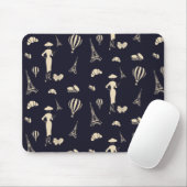 Klassieke Vintage 50's Mode Mousepad Muismat (Met muis)