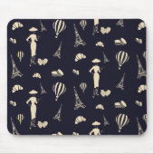 Klassieke Vintage 50's Mode Mousepad Muismat (Voorkant)