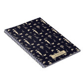 Klassieke Vintage 50's Mode Notitieboek (Rechterzijde)