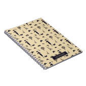 Klassieke Vintage 50's Mode Notitieboek (Rechterzijde)