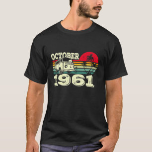 Klassieke Vintage 61's Caravan Sunset Oktober 1961 T-shirt