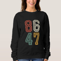 Klassieke Vintage 86 47 Anti Trump 2024 Verwijdere