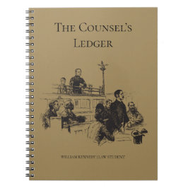 Klassieke Vintage Academici Rechtsstudent Coffee B Notitieboek