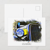 *~* Klassieke Vintage Antieke Schilderij Sterke Au Briefkaart (Voorkant / Achterkant)