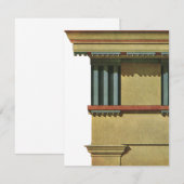 Klassieke Vintage Architectuur, Tempel Hoofdgestel (Voorkant / Achterkant)