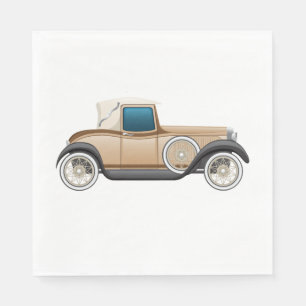 Klassieke Vintage Auto Servet