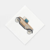 Klassieke Vintage Auto Servet (Hoek)