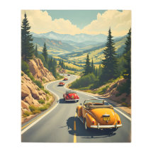 Klassieke vintage auto's op de Schilderachtig Moun