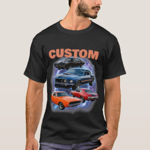 Klassieke Vintage Auto's op Maat T-shirt