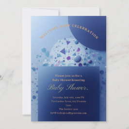 Klassieke Vintage Bloemen Baby Shower Uitnodiging