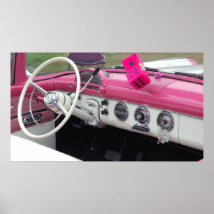 Klassieke Vintage Car Poster