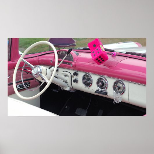 Klassieke Vintage Car Poster (Voorkant)