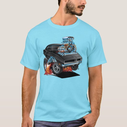Klassieke Vintage Car Roadster T-shirt (Voorkant)