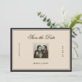 Klassieke Vintage Esthetiek Bewaar de Datum (Staand voorkant)