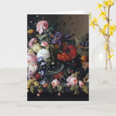 Klassieke Vintage flower Art Painting Kaart (Gele Bloem)