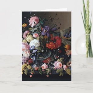 Klassieke Vintage flower Art Painting Kaart