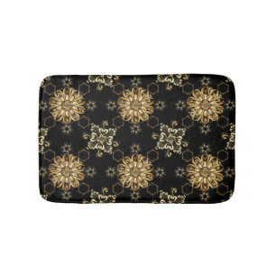 Klassieke Vintage: Golden Oriental Naadloos. Badmat