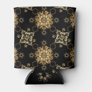 Klassieke Vintage: Golden Oriental Naadloos. Blikjeskoeler