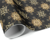 Klassieke Vintage: Golden Oriental Naadloos. Cadeaupapier (Rol Hoek)