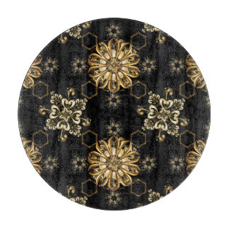 Klassieke Vintage: Golden Oriental Naadloos. Snijplank