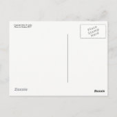 Klassieke Vintage-kaart. Briefkaart (Achterkant)