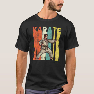 Klassieke Vintage Karate Retro Vechtkunsten T-shirt