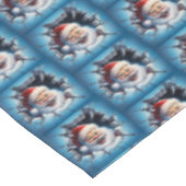 Klassieke Vintage Kerstman Kerst Tafelkleed (Gekanteld)