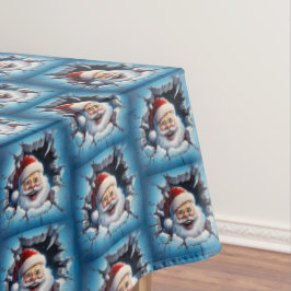 Klassieke Vintage Kerstman Kerst Tafelkleed 