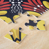 Klassieke Vintage: Naadloos bloempatroon Legpuzzel (Zijkant)