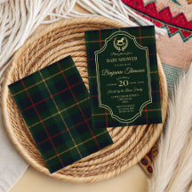 Klassieke vintage polo paard feestje baby shower