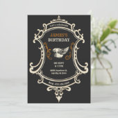 Klassieke Vintage Retro Motorfiets Kaart (Staand voorkant)