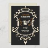 Klassieke Vintage Retro Motorfiets Kaart (Voorkant / Achterkant)