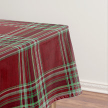 Klassieke vintage rode groene getextureerde tartan