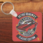 Klassieke Vintage Sleutelhanger (Voorkant)