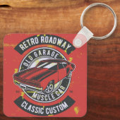 Klassieke Vintage Sleutelhanger (Achterkant)