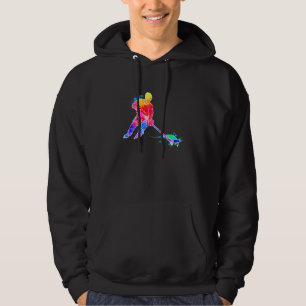 Klassieke Vintage Stijl IJshockey 1 Hoodie