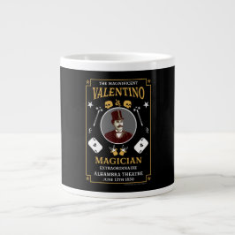 Klassieke vintage victoriaanse magie Illusionist Grote Koffiekop