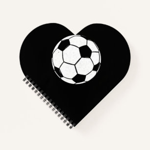 Klassieke Vintage Voetbal Distressed Sport Illustr Notitieboek