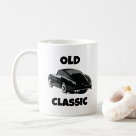 Klassieke Vintage-wagen Koffiemok